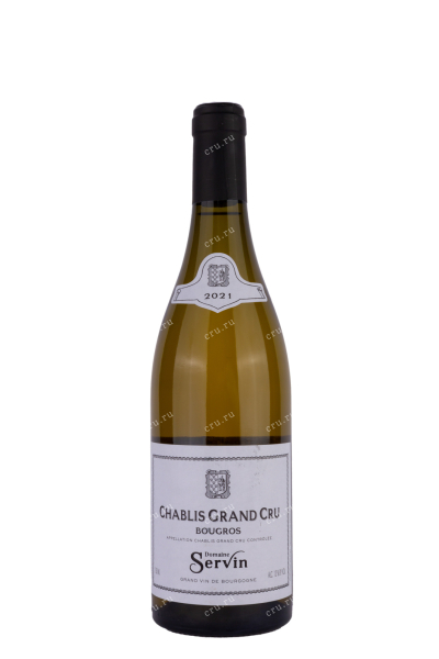 Вино Chablis Grand Cru Bougros Servin 2021 0.75 л