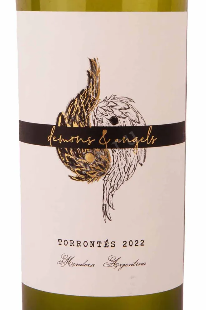 Этикетка Demons & Angels Torrontes 2022 0.75 л