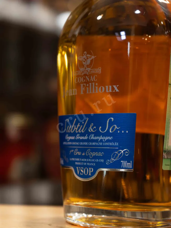 В магазине Крю Профи Jean Fillioux Subtil & So VSOP Grande Champagne Premier Cru gift tube 0.7 л