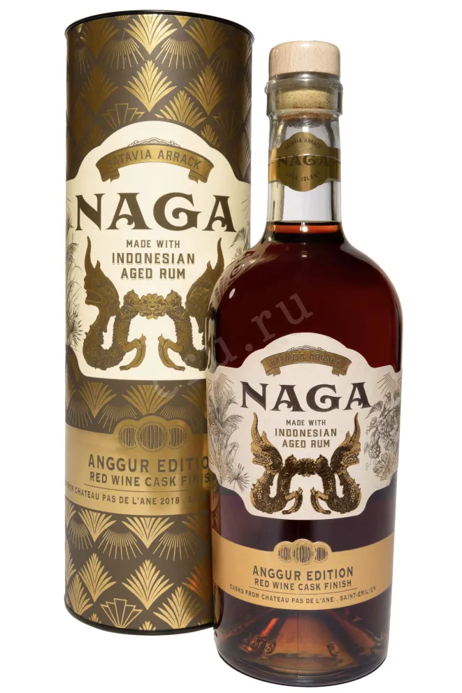 Ром Naga Baravia Arrack Anggur Edition Red Wine Cask Finish in tube  0.7 л