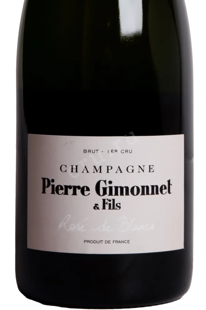 Этикетка Pierre Gimonnet & Fils Rose de Blancs Brut 1er Cru 2021 0.75 л