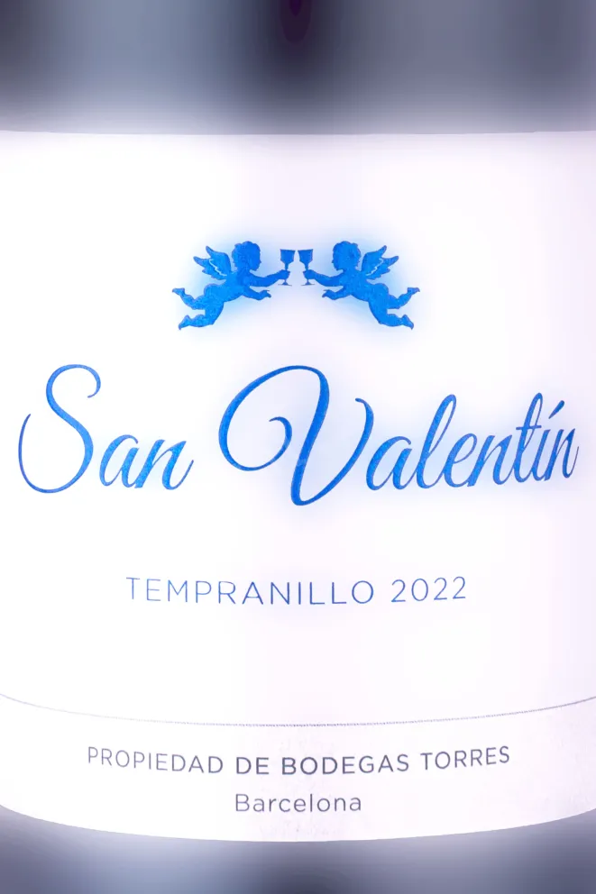 Этикетка Torres San Valentin Tempranillo La Mancha 2022 0.75 л