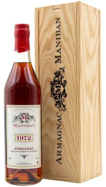 Арманьяк Maniban in wooden box 1972 0.7 л