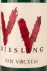 Этикетка Van Volxem VV Riesling 0.75 л