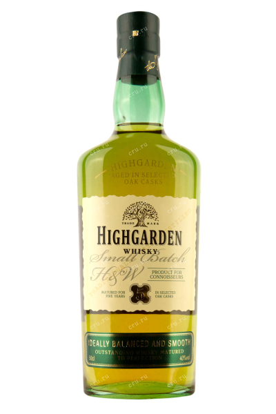 Виски Highgarden 5 years  0.5 л