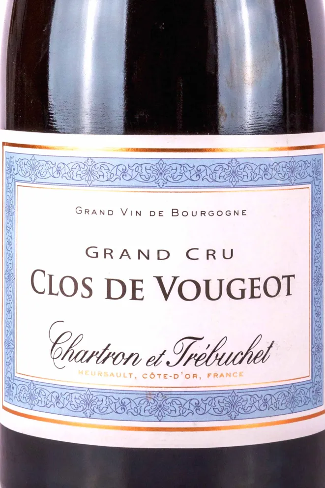 Этикетка Chartron et Trebuchet Clos de Vougeot Grand Cru 2015 0.75 л