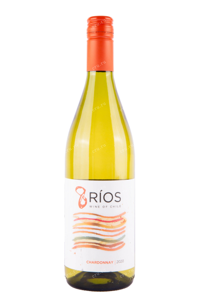 Вино 8 Rios Chardonnay 2020 0.75 л