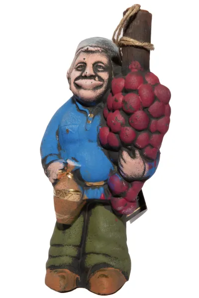 Вино GCW Alazani valley Red Semi-sweet in ceramic bottle Winemaker 2023 0.75 л