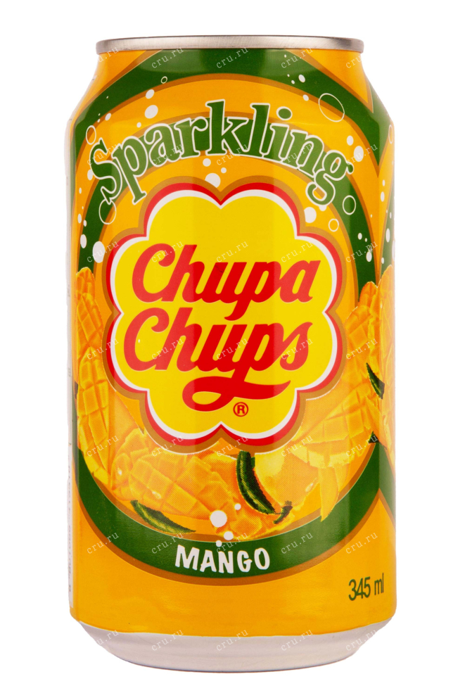 Газированный напиток Chupa Chups Mango Железная банка 0.345 л