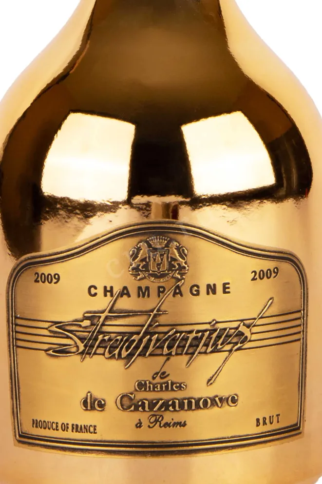 Этикетка Charles de Cazanove Stradivarius Brut 2009 0.75 л