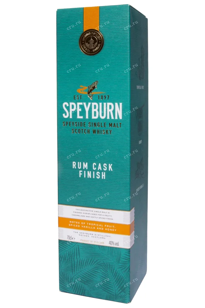 Подарочная коробка Speyburn Rum Cask Finish in gift box 0.7 л