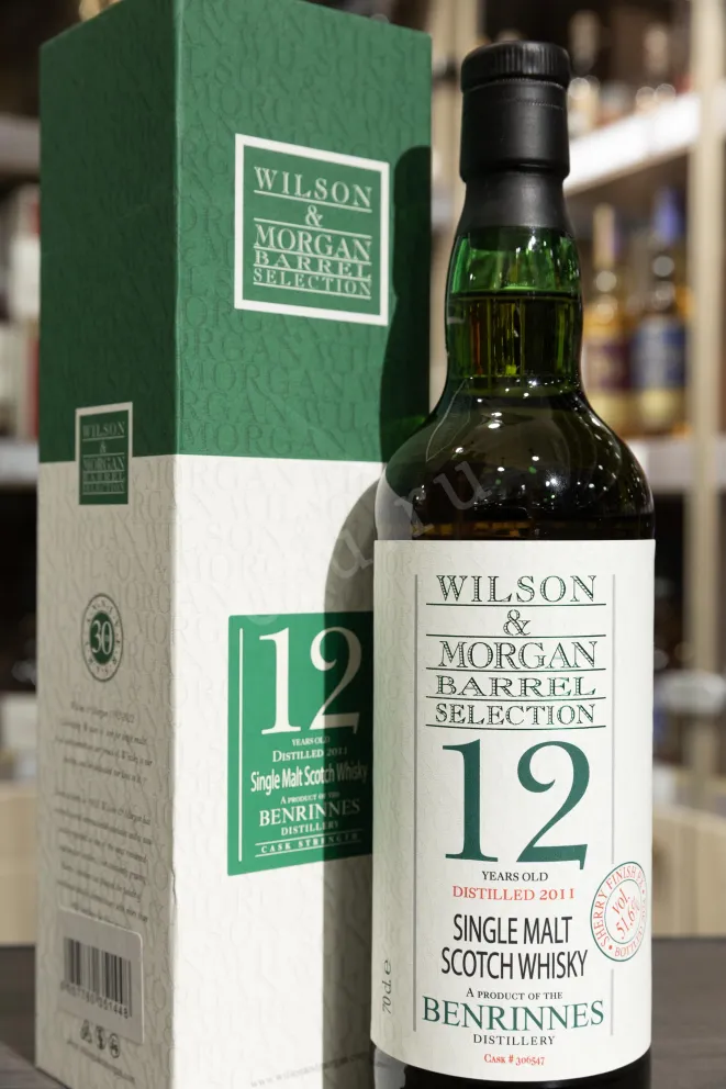 В магазине Крю Профи Wilson&Morgan Barrel Selection Benrinnes Sherry Finish 12 years in gift box 0.7 л