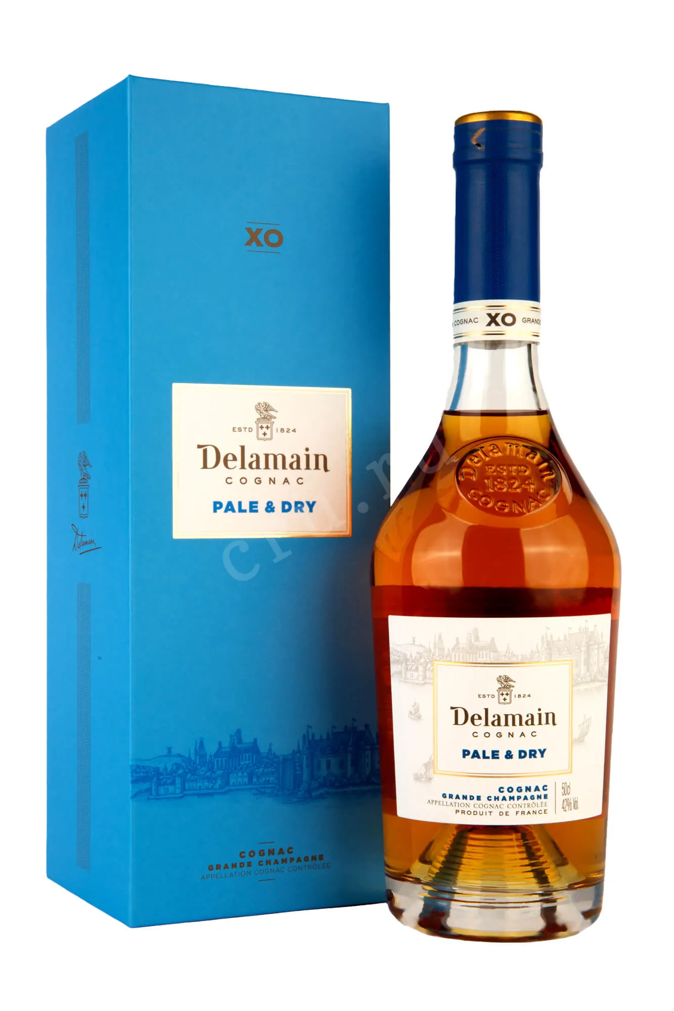 Фото — Коньяк Delamain Hrand Champagne Pale and Dry XO  0.5 л