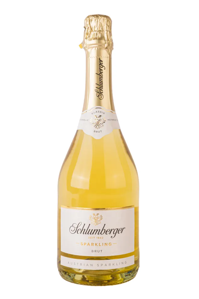 Бутылка Schlumberger Sparkling Brut Klassik + glass 2018 0.75 л