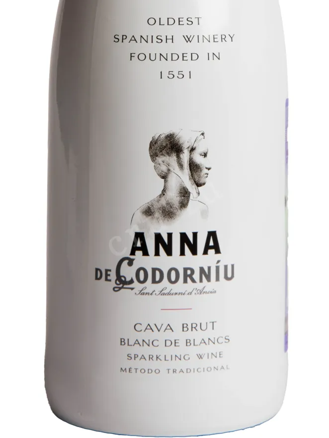 Этикетка Anna de Codorniu Blanc De Blancs Brut Reserva 2022 0.75 л