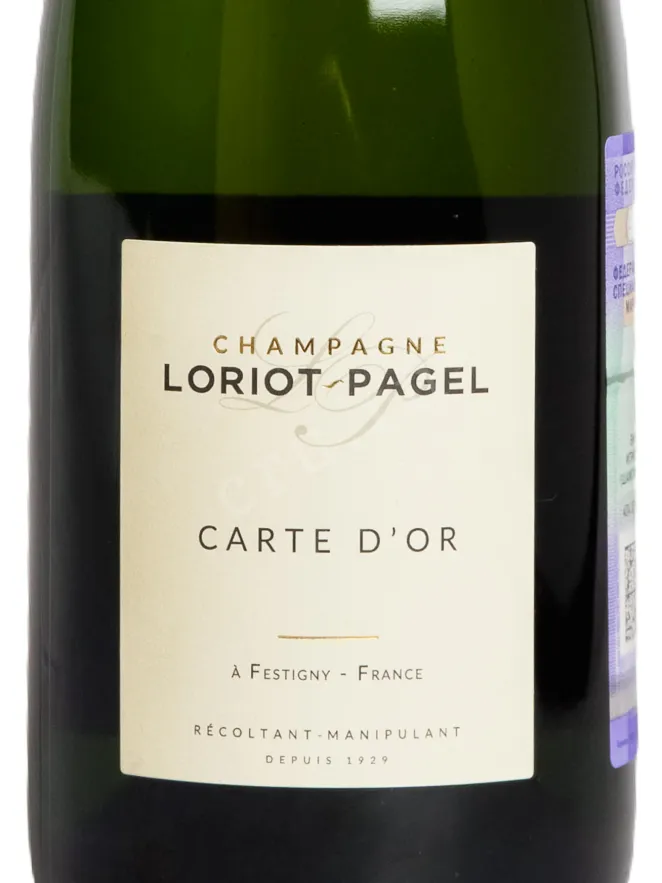 Этикетка Loriot-Pagel Carte d'Or Extra Brut 2021 0.75 л