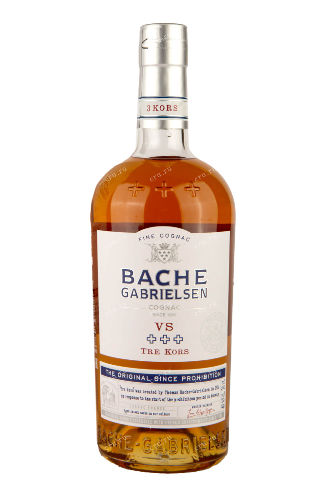 Бутылка Bache Gabrielsen Tre Kors VS 3 years  0.7 л