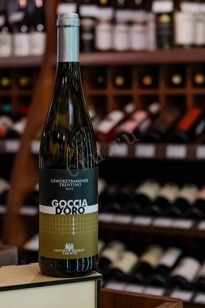 В магазине Крю Профи Cantina di Trento Goccia D'Oro Gweurztraminer Trentino DOC 2023 0.75 л
