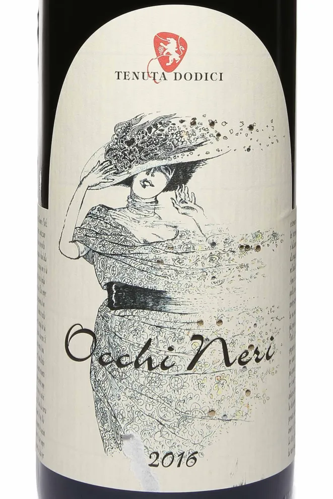 Этикетка Tenuta Dodici Occhi Neri DOC 2016 0.75 л