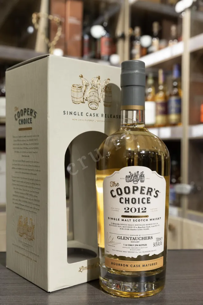 В магазине Крю Профи The Cooper's Choice Glentauchers Bourbon Cask Matured in gift box 0.7 л