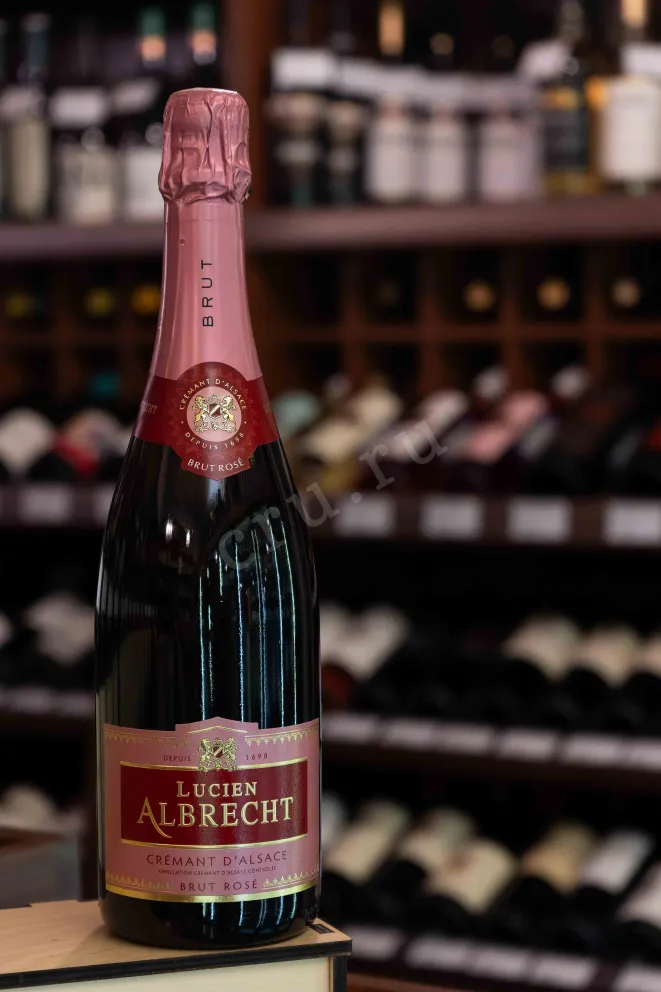В магазине Крю Профи Cremant d'Alsace Lucien Albrecht Brut Rose 2022 0.75 л