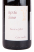 Этикетка вина Claire Naudin Myosotis Arvensis Bourgogne Hautes-Cotes de Nuits AOC 2018 0.75 л