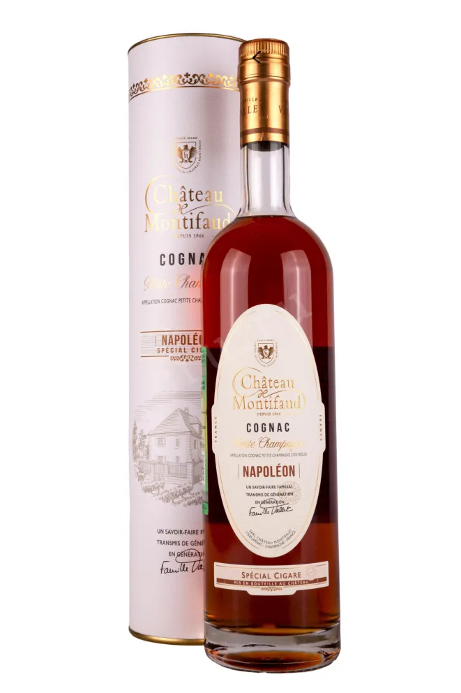 Коньяк Chateau de Montifaud Napoleon Cigar in tube  0.7 л