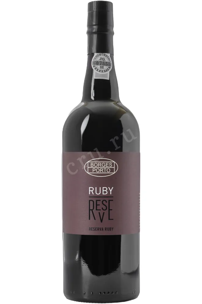 Бутылка Borges Ruby Reserve in tube 2018 0.75 л