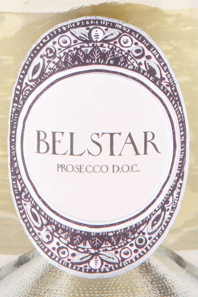 Этикетка игристого вина Belstar Prosecco DOC Brut 0.75 л