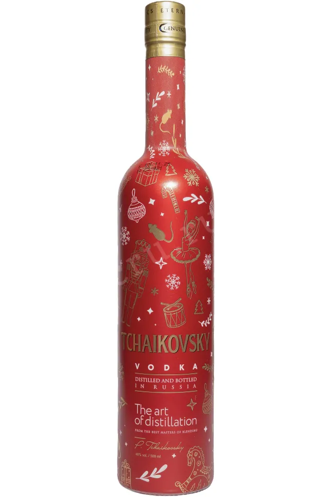 Бутылка Tchaikovsky New Year Edition in gift box 0.5 л