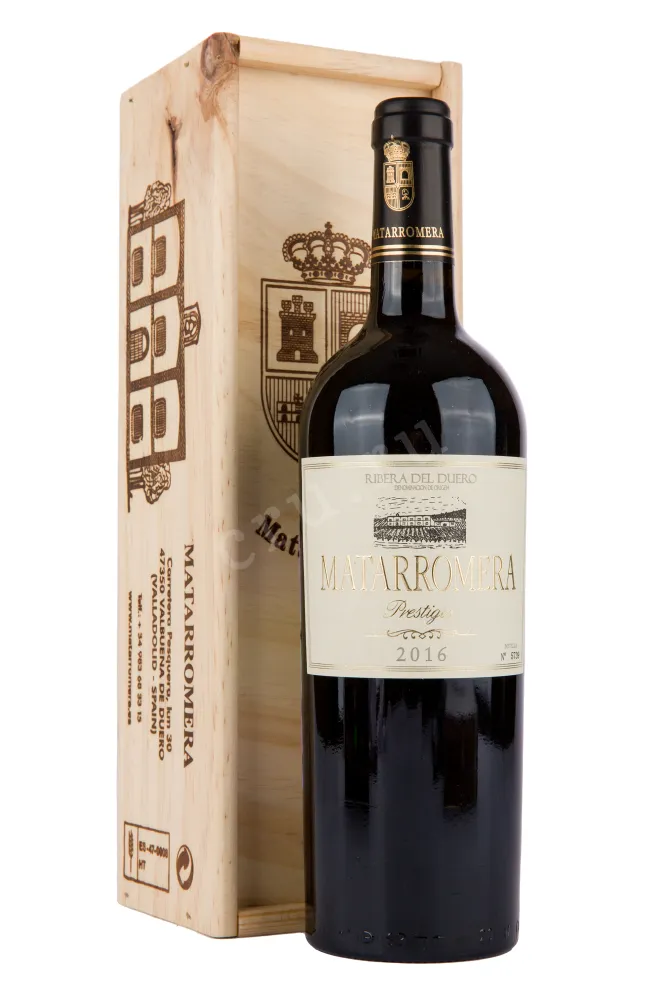 Вино Matarromera Prestigio Ribera del Duero with gift box 2016 0.75 л