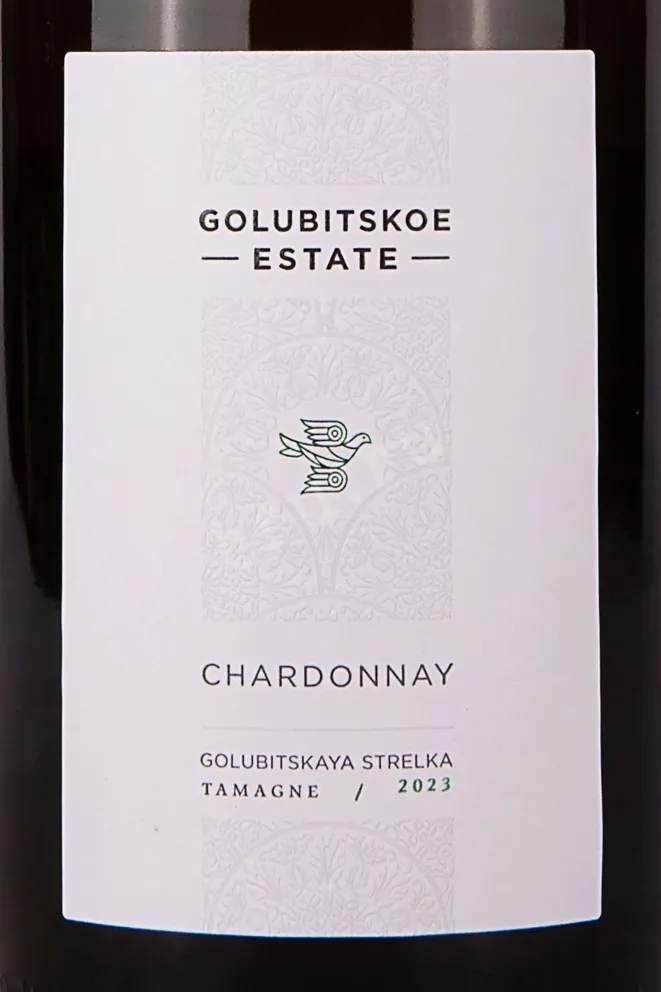 Этикетка Golubitskoe Estate Chardonnay 2023 0.75 л