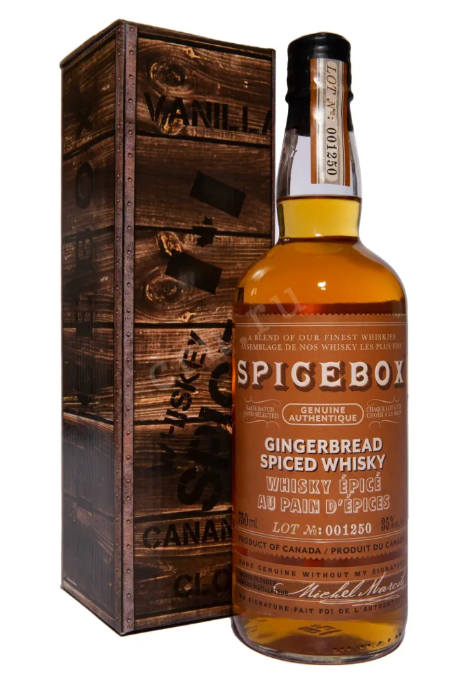 Виски Spicebox Gignerbread Spiced in gift box  0.75 л