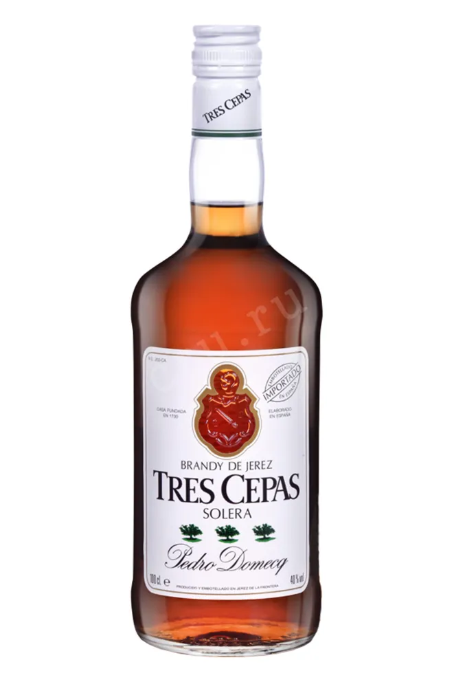 Бренди де Херес Tres Cepas Solera  0.7 л