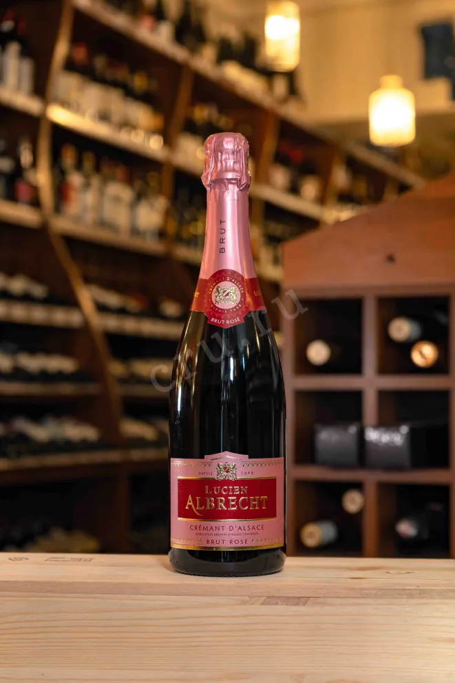 В магазине Крю Профи Cremant d'Alsace Lucien Albrecht Brut Rose 2022 0.75 л