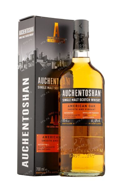 Виски Auchentoshan American Oak gift box  0.7 л