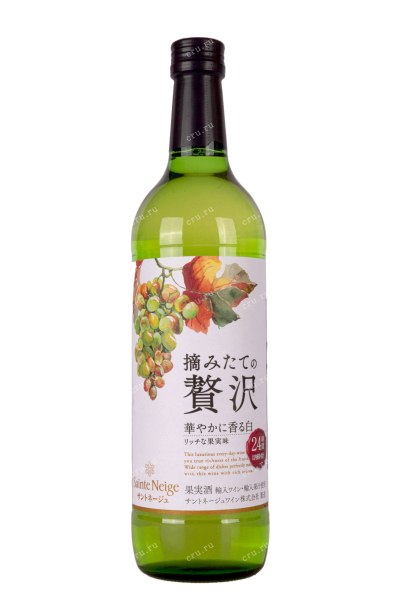 Вино Sainte Neige Tsumitate no Zeitaku Hanayakanikaoru 0.72 л