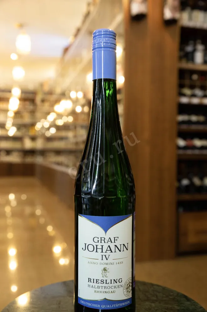В магазине Крю Профи Graf Johann IV Riesling Halbtrocken Rheingau 2024 0.75 л