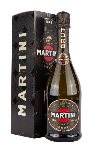Игристое вино Martini Brut gift box  0.75 л