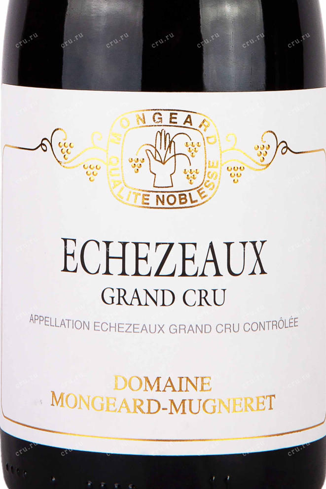 Этикетка Echezeaux Grand Cru Mongeard-Mugneret 2020 0.75 л
