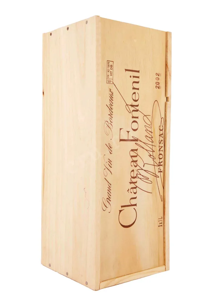 Деревянная коробка Chateau Fontenil Rolland Collection in gift box 2002 3 л