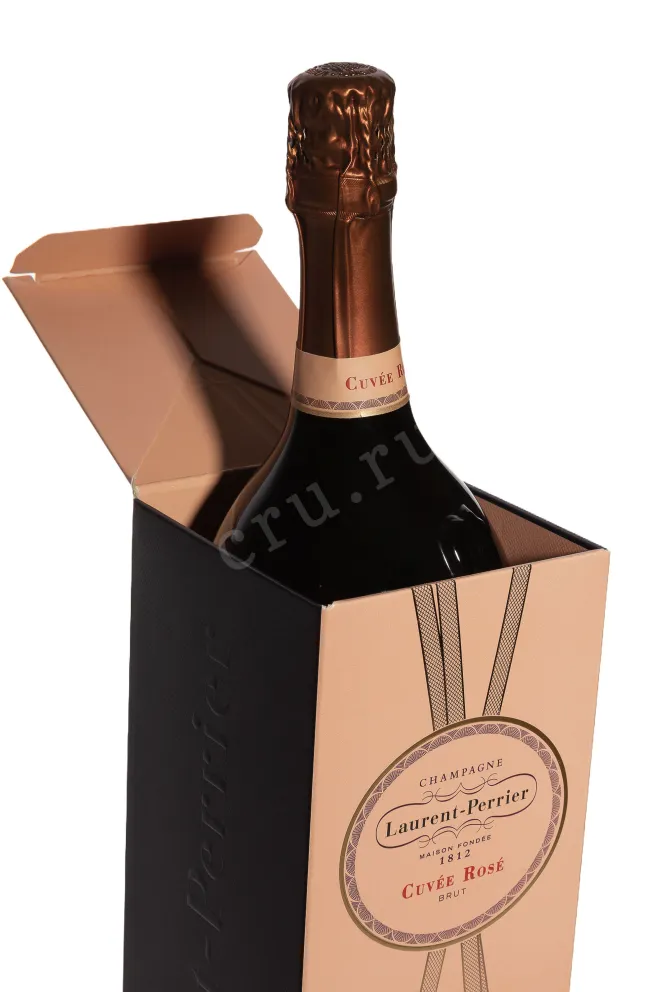 В подарочной коробке Laurent-Perrier Cuvee Rose Brut gift box 2021 0.75 л