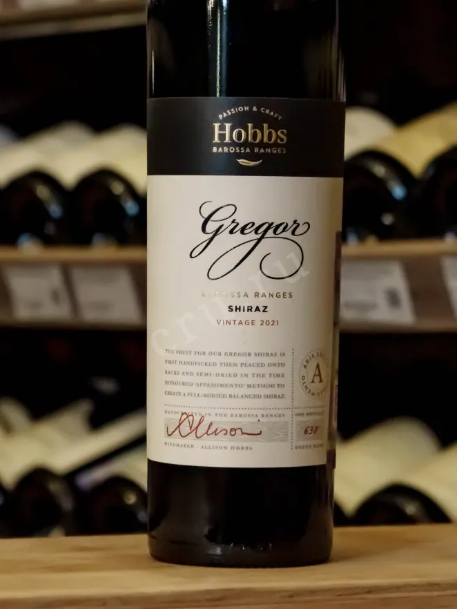 В магазине Крю Профи Hobbs Gregor Shiraz 2021 0.75 л