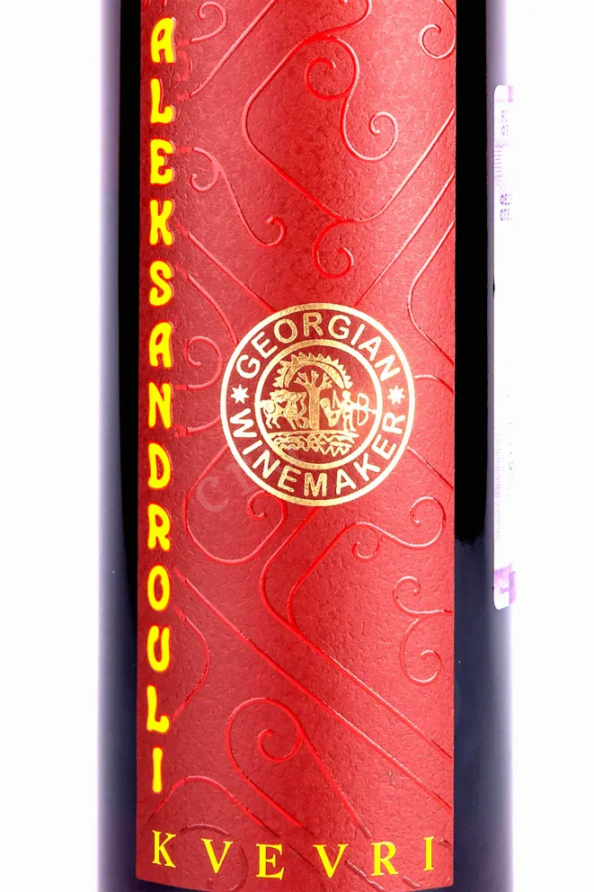 Этикетка Aleksandrouli Kvevri Georgian Winemaker 2021 0.75 л