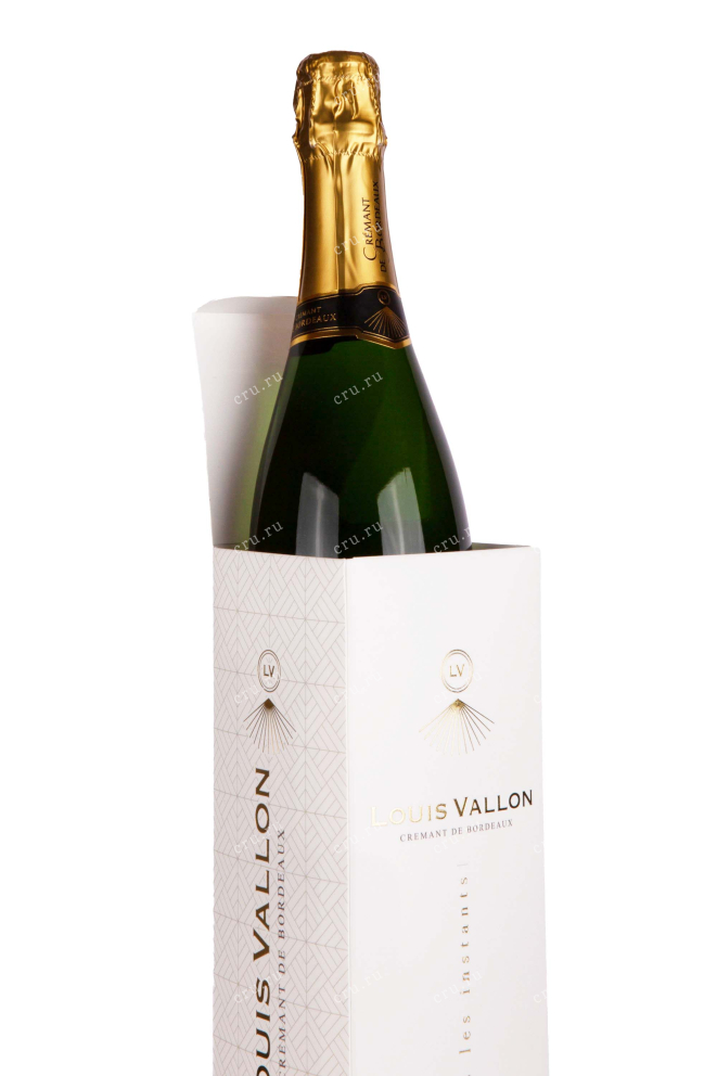 В подарочной коробке Louis Vallon Cremant de Bordeaux in gift box 2021 0.75 л