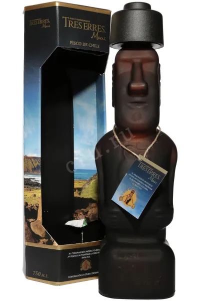 Писко Tres Erres Moai Reservado  0.75 л