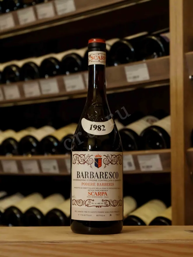 В магазине Крю Профи Scarpa Podere Barberis Barbaresco DOCG 1982 0.75 л