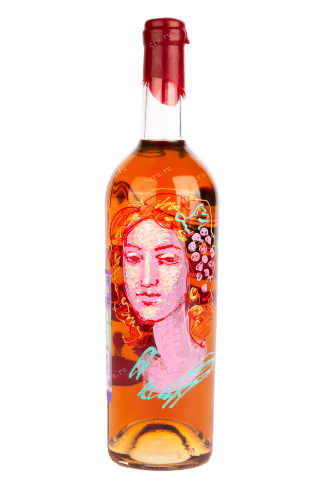 Бутылка вина Галерея от Гиневана Розовое Полусладкое 0.75 оборотная сторона