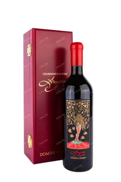 Вино Domini Veneti Amarone Mater Classico Riserva with gift box 2017 0.75 л
