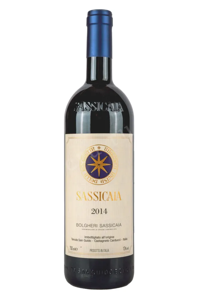 Вино Sassicaia Bolgheri 2014 0.75 л